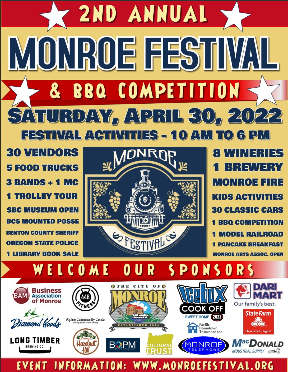 2022 Monroe Festival BBQ Competition Monroe Festival